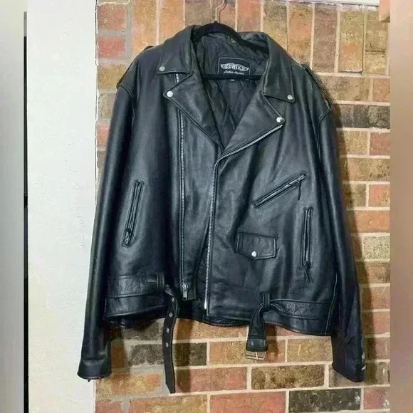 Unik mens leather jacket - Picture 1 of 7